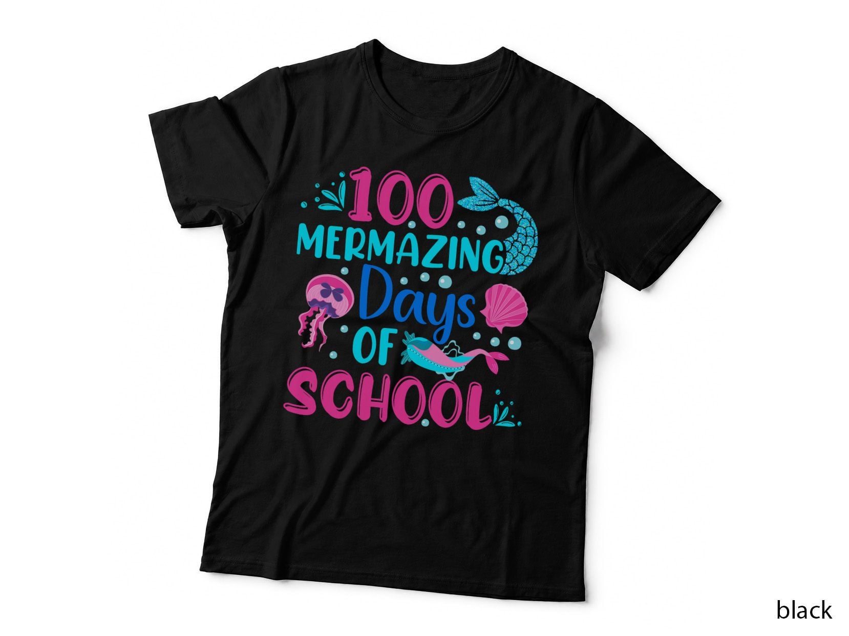 100 Mermazing Days of School - Cute Mermaid Lover 100th Day T-Shirt
