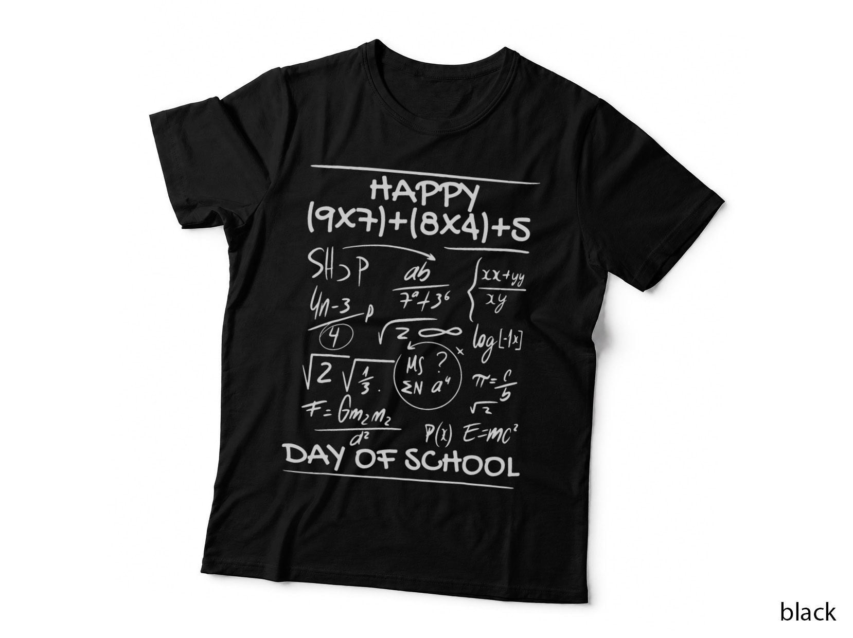 100th Day of School Math Teachers Kids Child Happy 100 Days T-Shirt