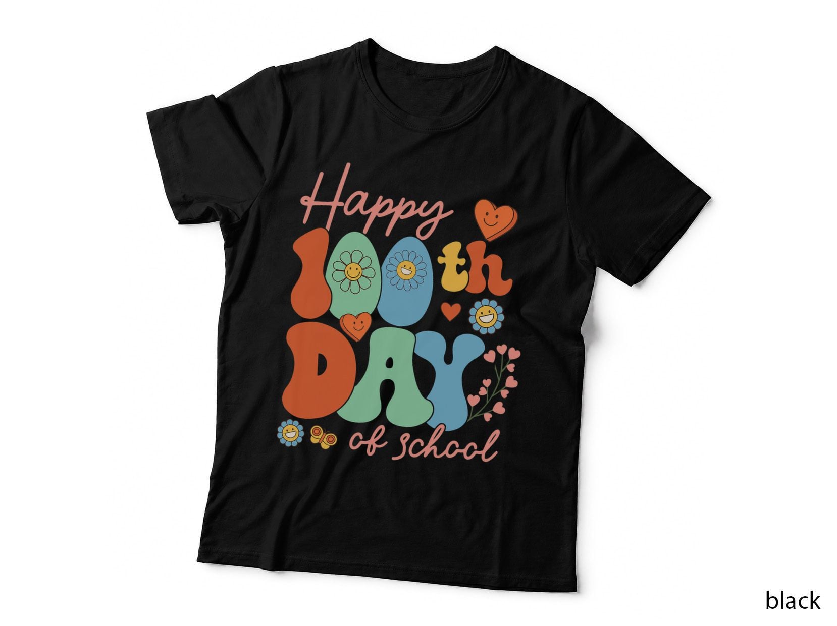 100th Day of School Teachers Kids Child Happy 100 Days, Work Gift T-Shirt
