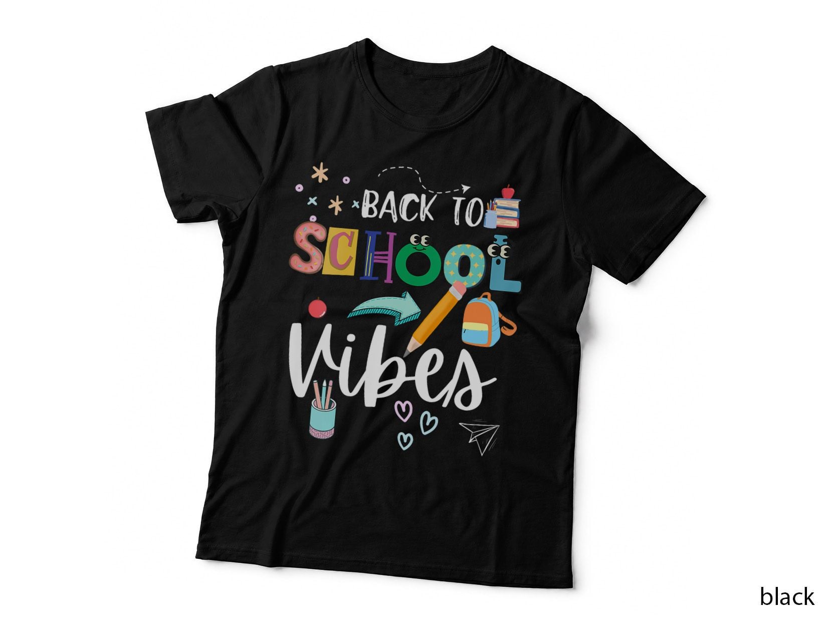 Back to School Vibes Happy First Day of for Teachers T-Shirt