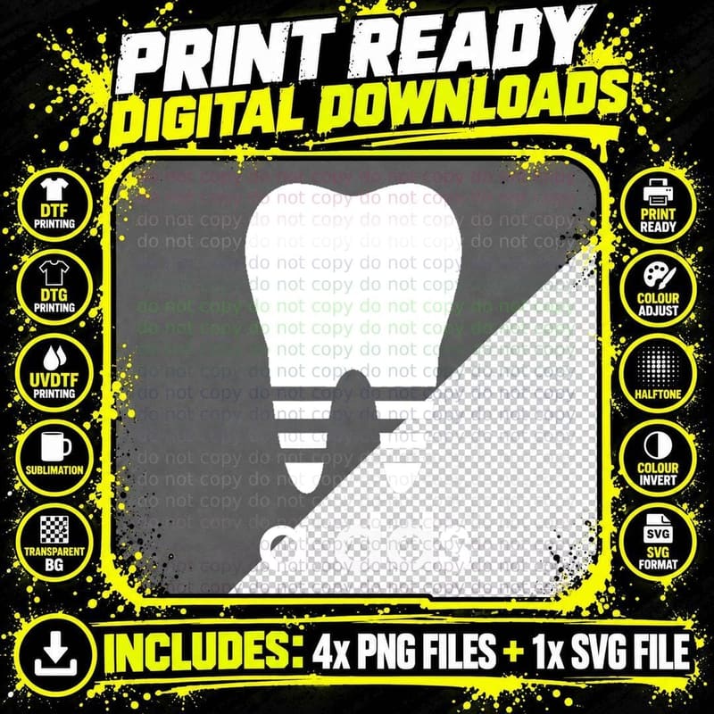 DDS Funny Dentist Dental Student Humor Graduation Gift Png SVG Digital Bundle