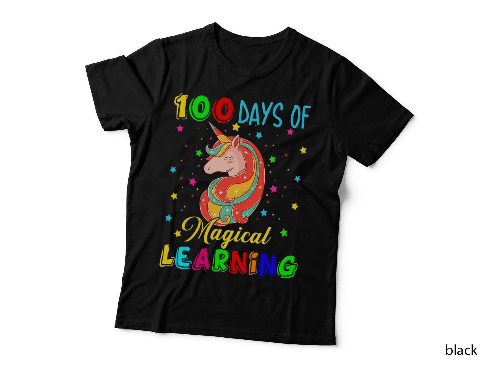 Days of Magical Learning Days of School Unicorn Princess Shirt T-Shirt