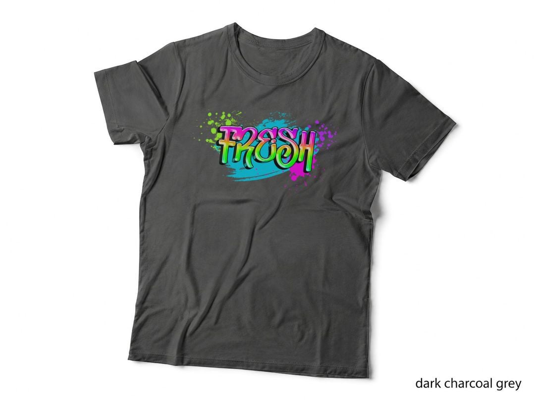 Fresh Old School Graffiti T-Shirt, Vintage Street Art, Urban Fashion