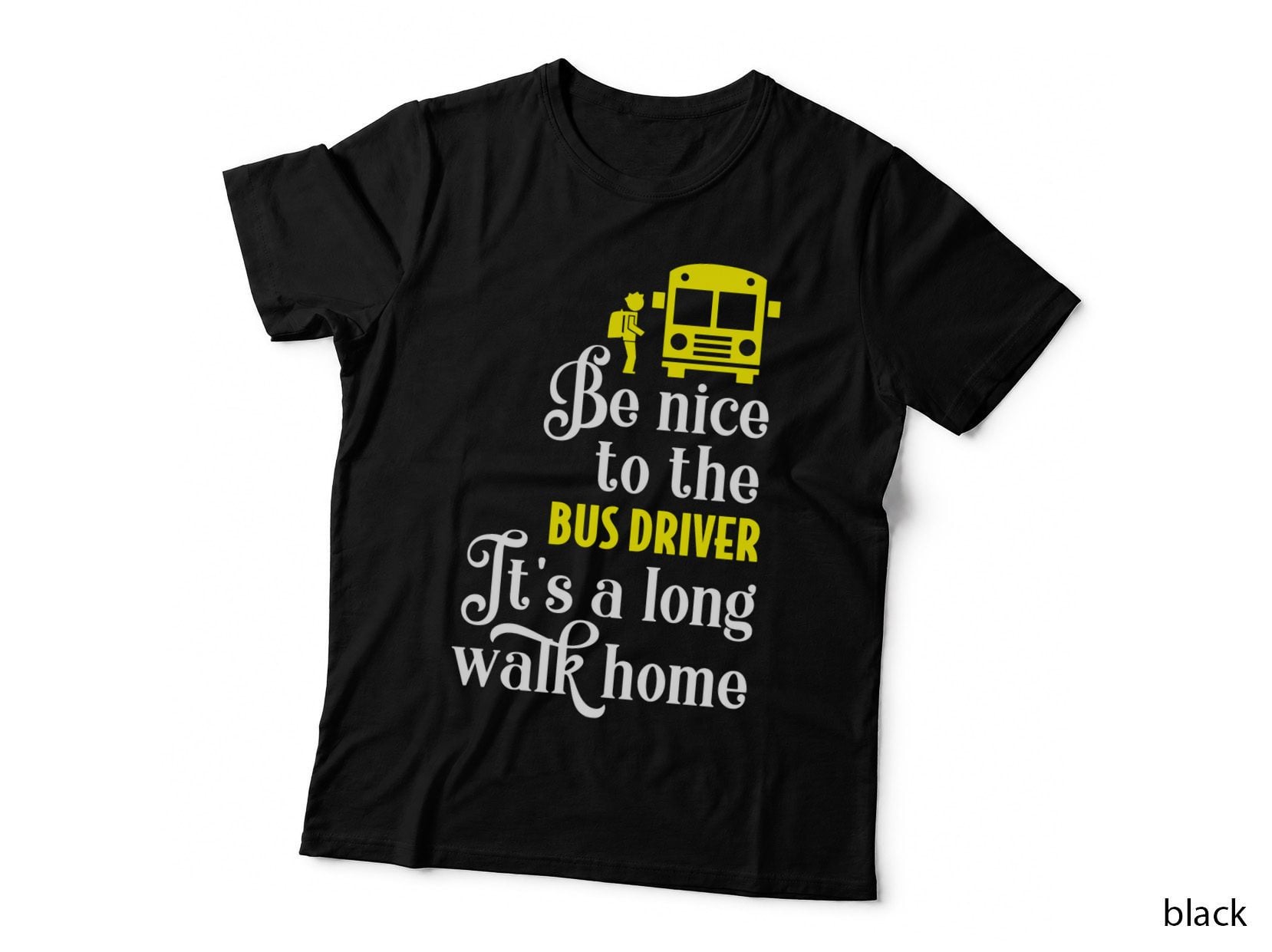 Funny School Bus Driver Pullover Hoodie, Novelty Gift T-Shirt