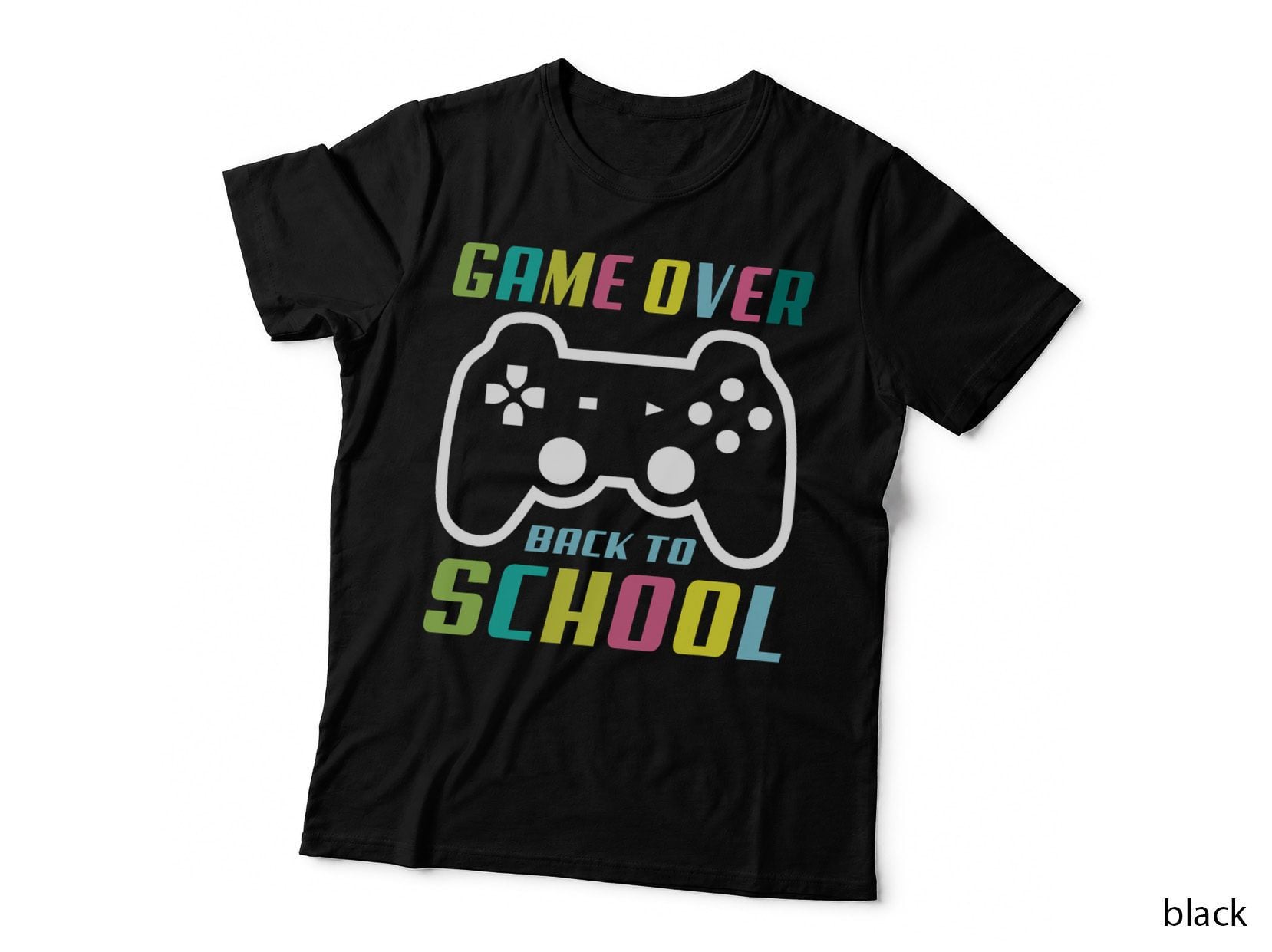 Game Over Back to School Video Game Player Youth Unisex T-Shirt