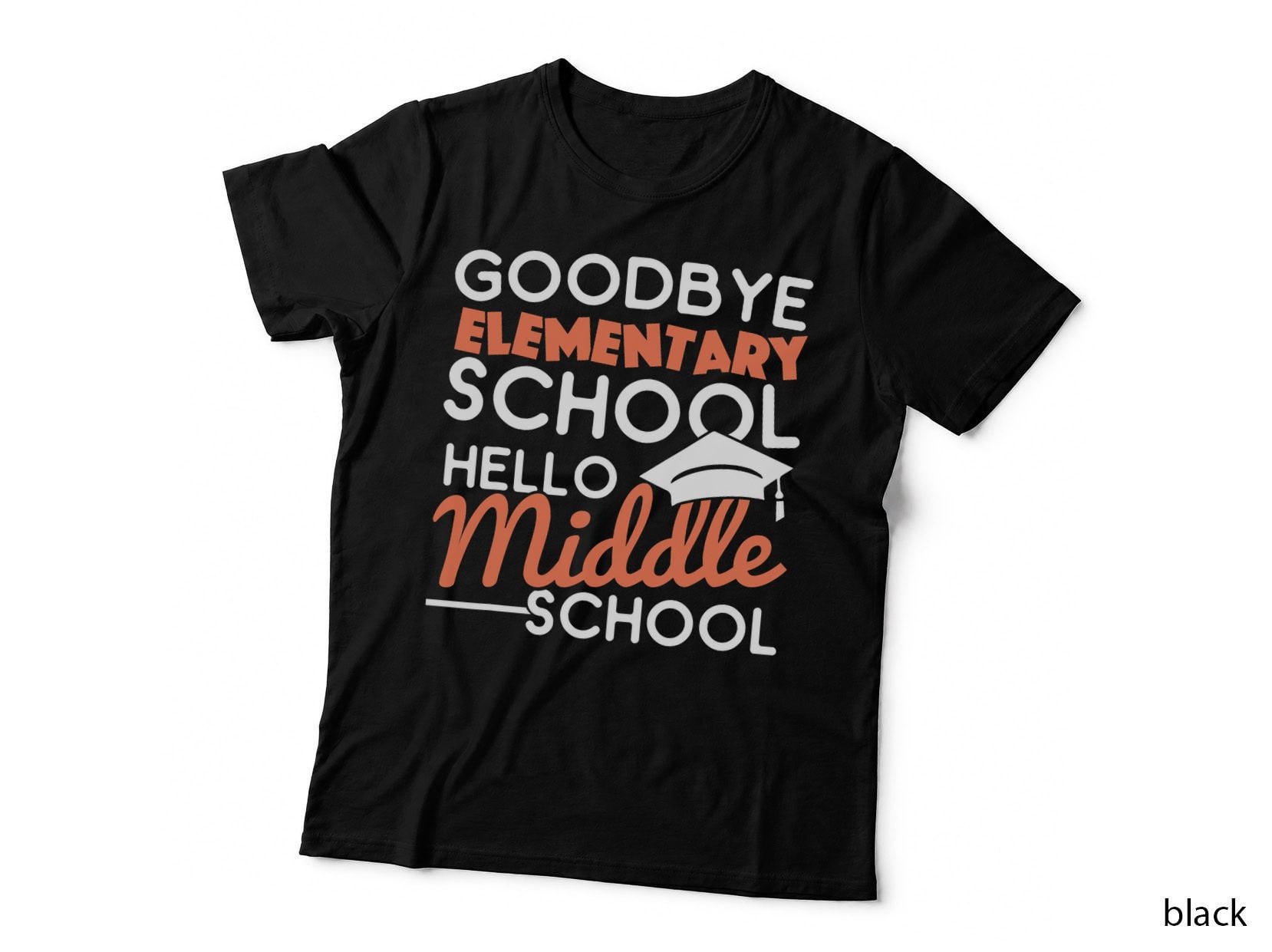Graduation for 5th Grader Goodbye Hello Middle School T-Shirt