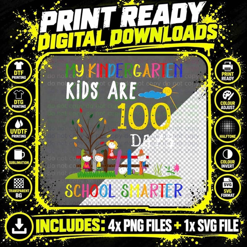 My Kids Are Days Smarter Shirt, Celebration, Party Shirt Png SVG Digital Bundle
