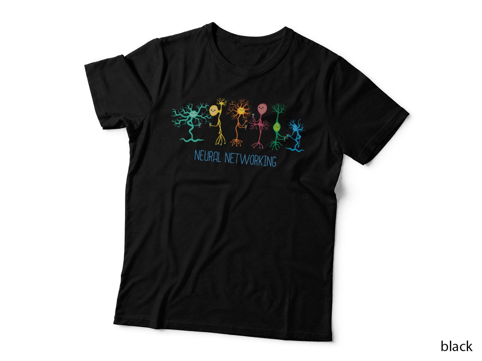 Neural Networking Computer Brain Web Developer Med Student T-Shirt