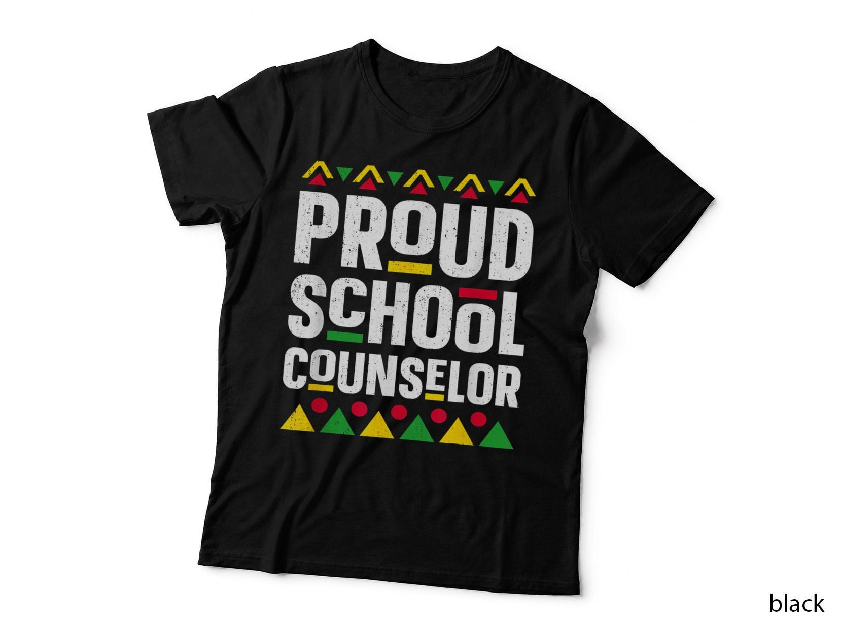 Proud School Counselor Africa Black History Month T-Shirt