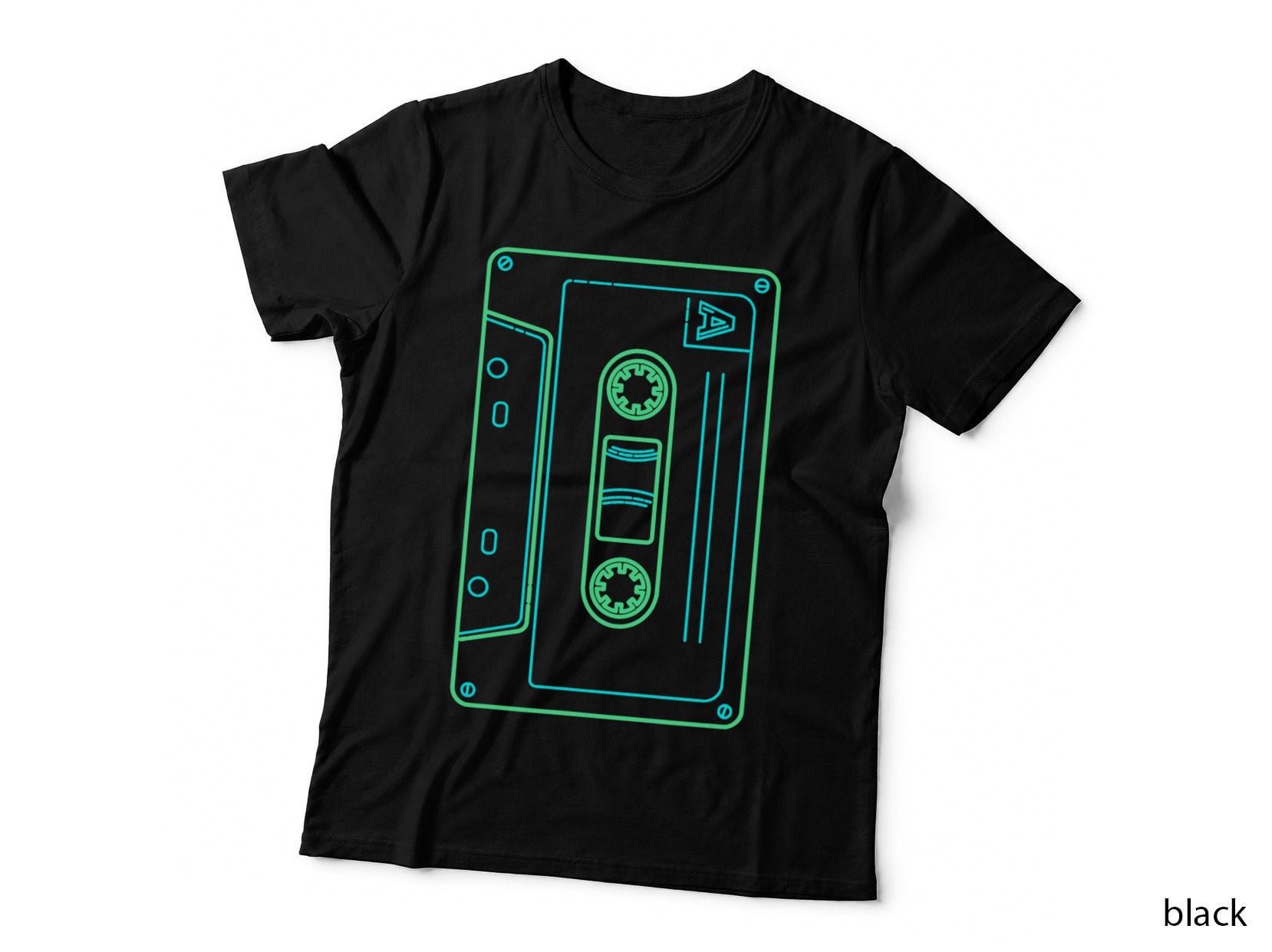 Retro Music Cassette Vintage Mixtape 80s 90s Old School Vibe T-Shirt