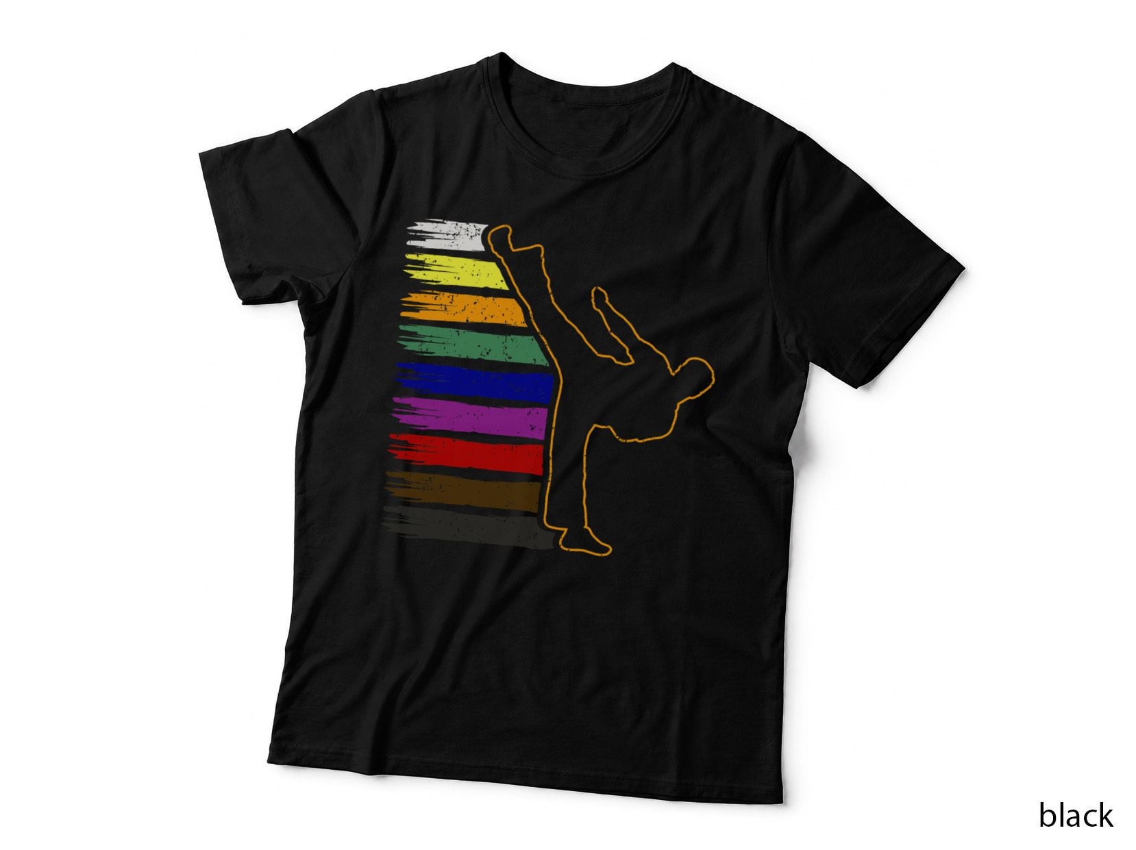 Taekwondo & Karate Black-Belt Martial Art Student Gift T-Shirt