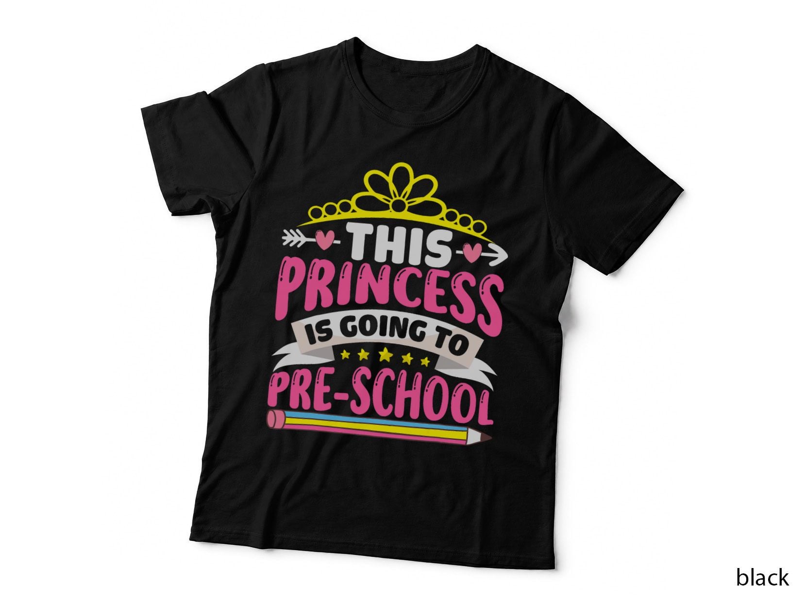This Princess Is Going to Pre-School Girls Back to School T-Shirt