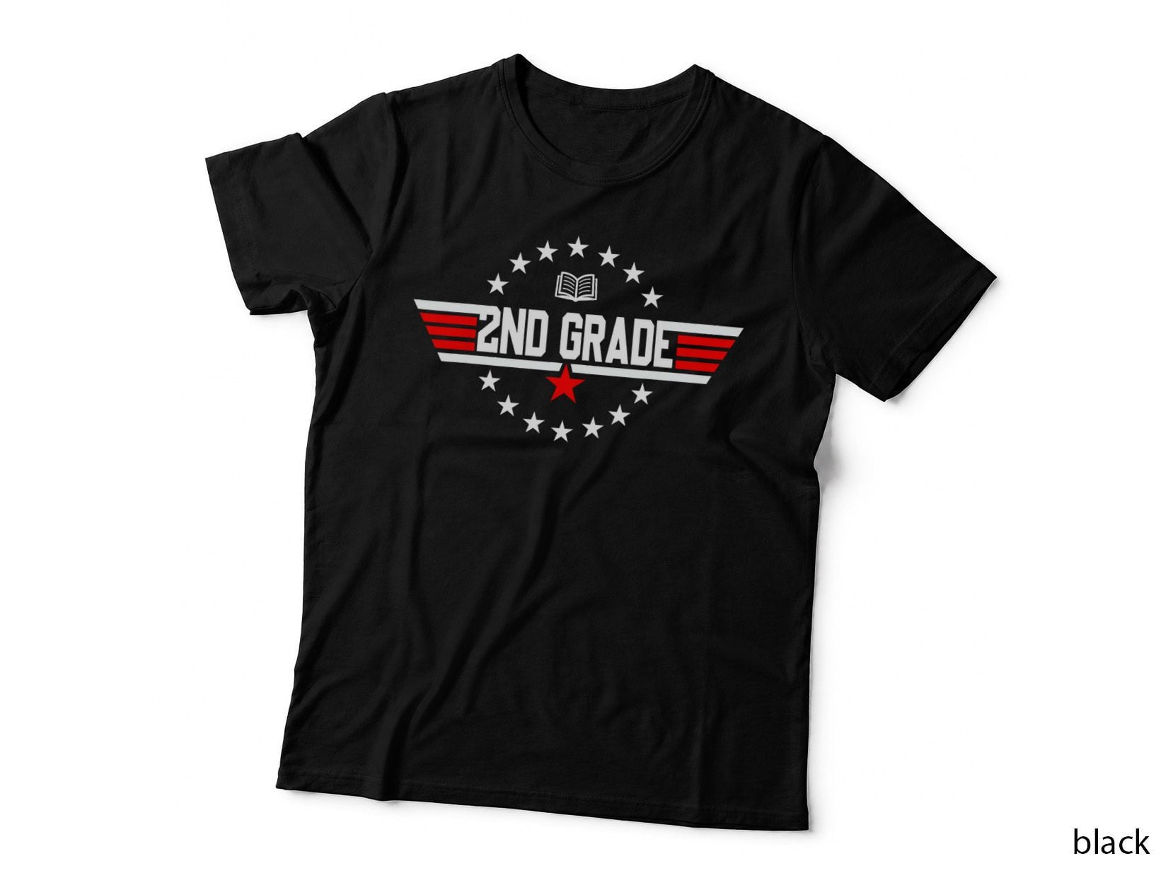 Top Grade 2nd Second Grade Back to School, First Day Boy Girl T-Shirt
