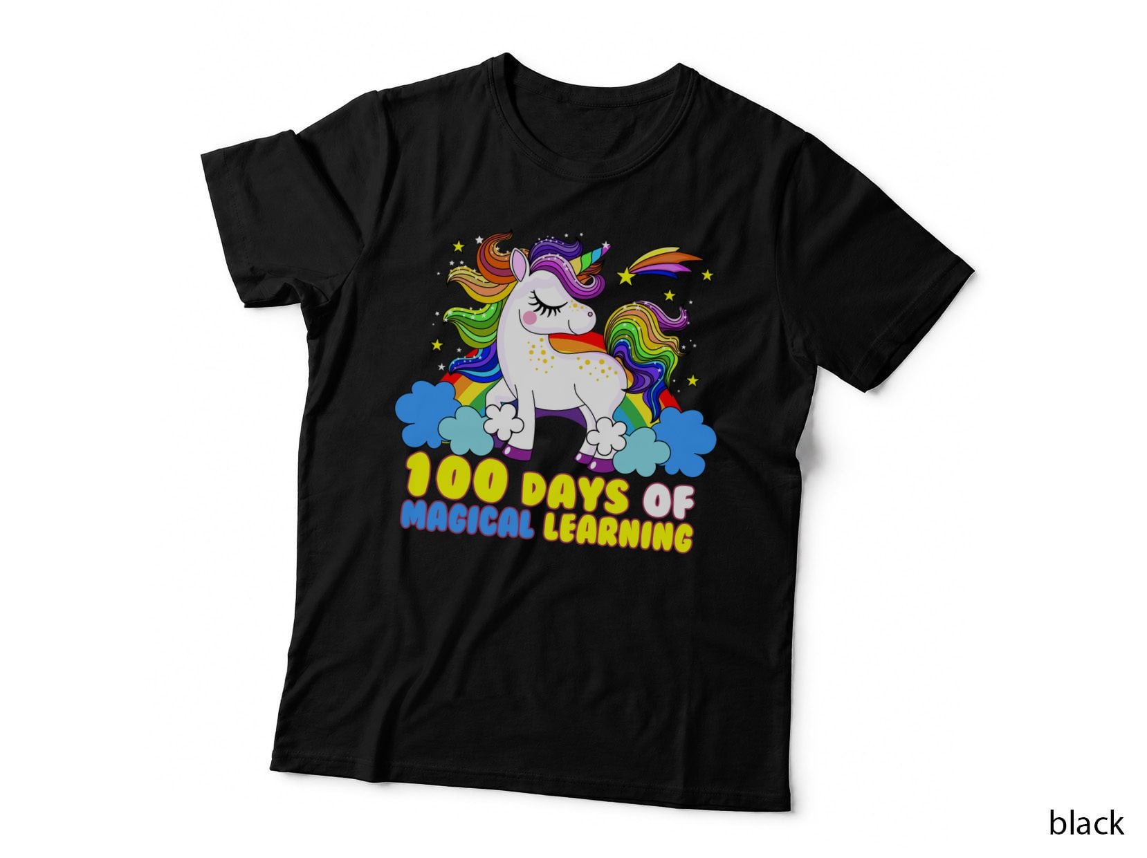 100 Days of Magical Learning T-Shirt, 100 Days of Magical Learning