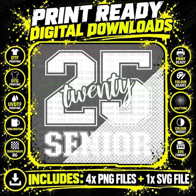 25 Eternity Graduate Graduation T-Shirt Png SVG Digital Bundle