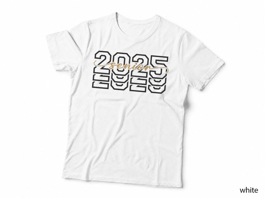 Colorful Books with Pen Art Graduation T-Shirt, Senior Grad Graphic Tee