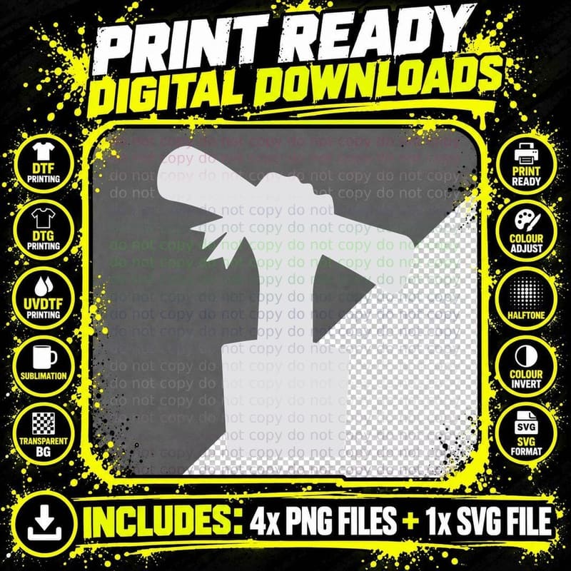 Diploma Scroll Silhouette Graduation T-Shirt Png SVG Digital Bundle