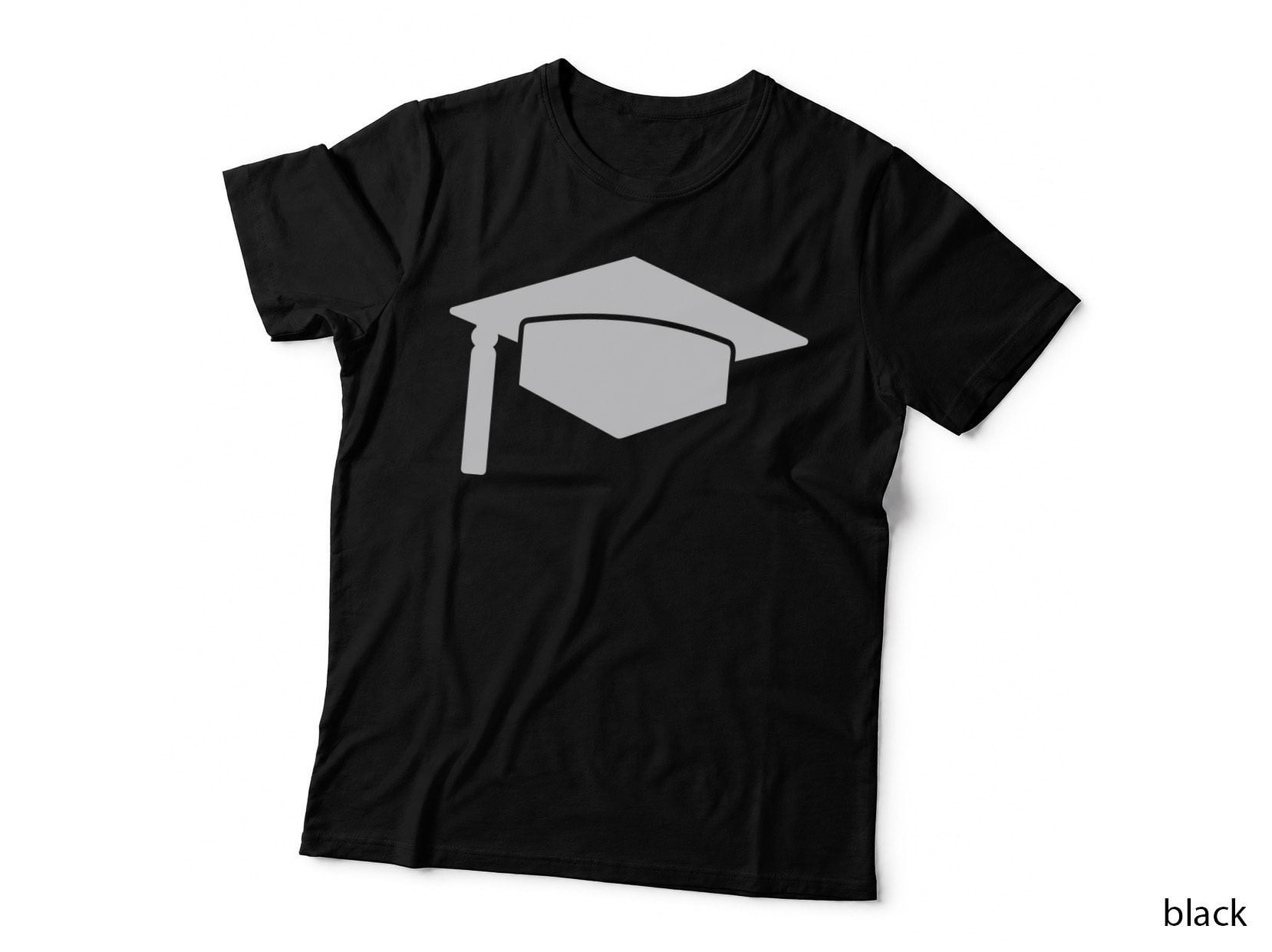 Grad Cap Rounded Board Graduation T-Shirt, Senior Grad Graphic Tee