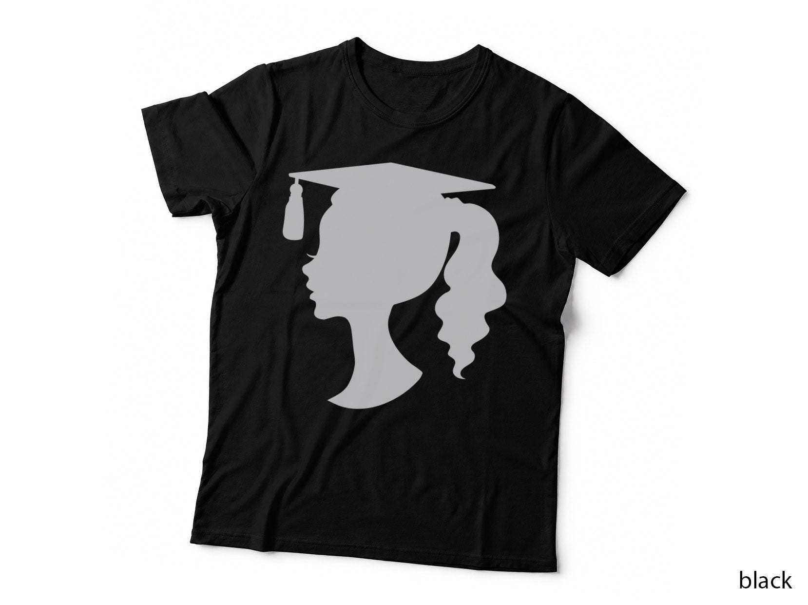 Graduate Graduation T-Shirt, Laurel Wreath Banner Grad Tee