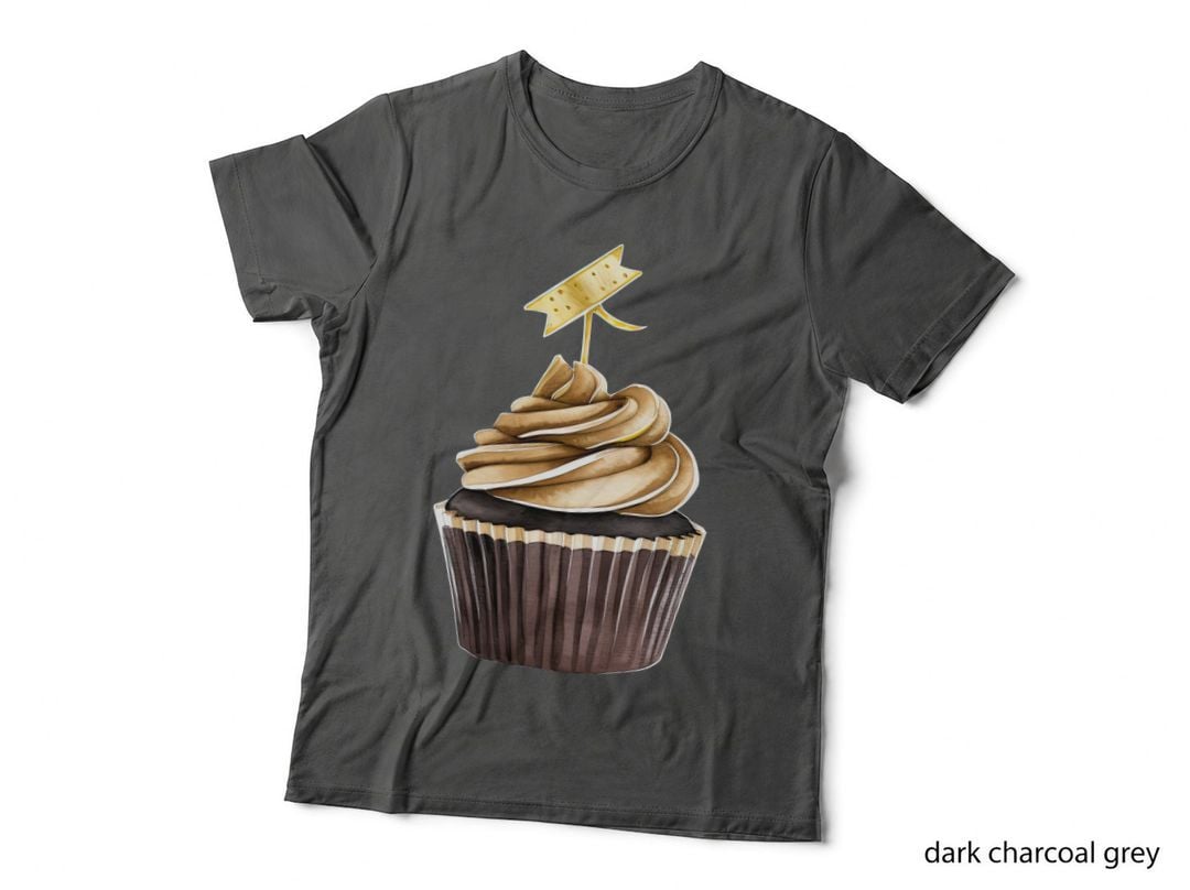 Graduation Cupcake with Cap Topper Graduation T-Shirt, Senior Grad Graphic Tee