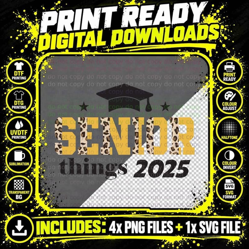 Mortarboard with Tassel Silhouette Graduation T-Shirt Png SVG Digital Bundle