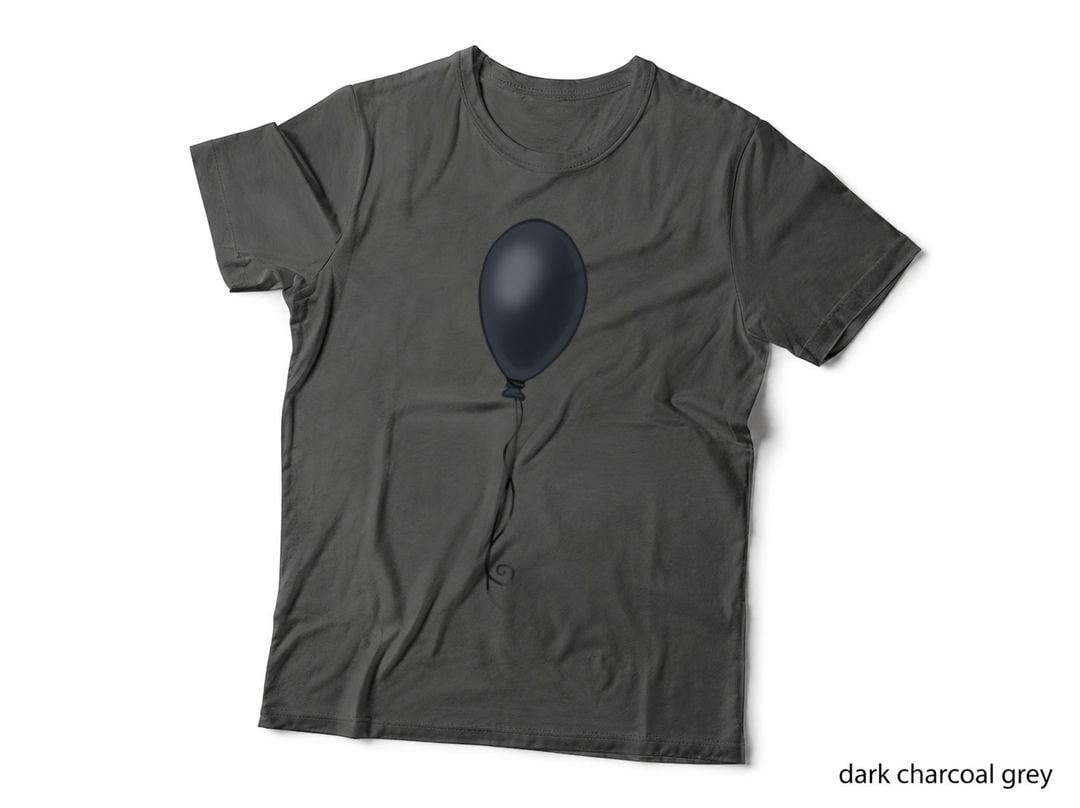 Single Dark Blue Balloon Graduation T-Shirt, Senior Grad Graphic Tee