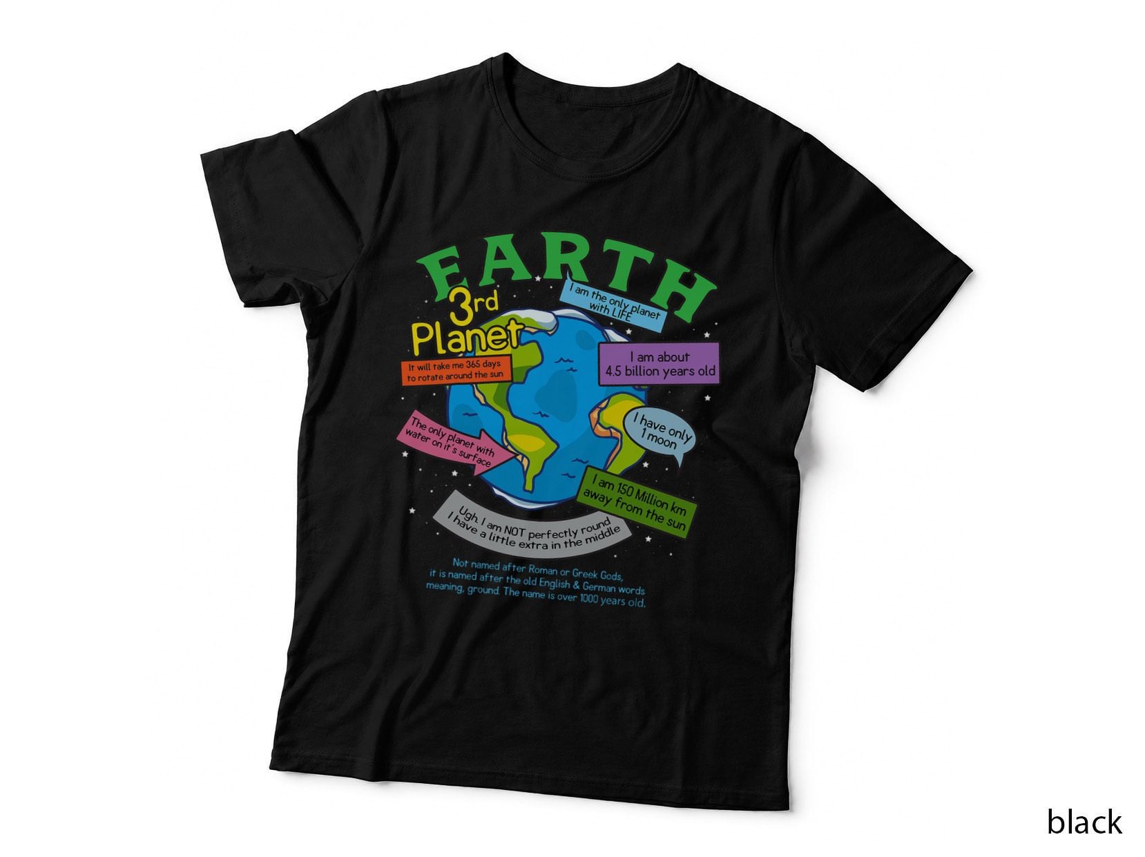 Teaching, Learning, About Space - Earth, Planets T-Shirt