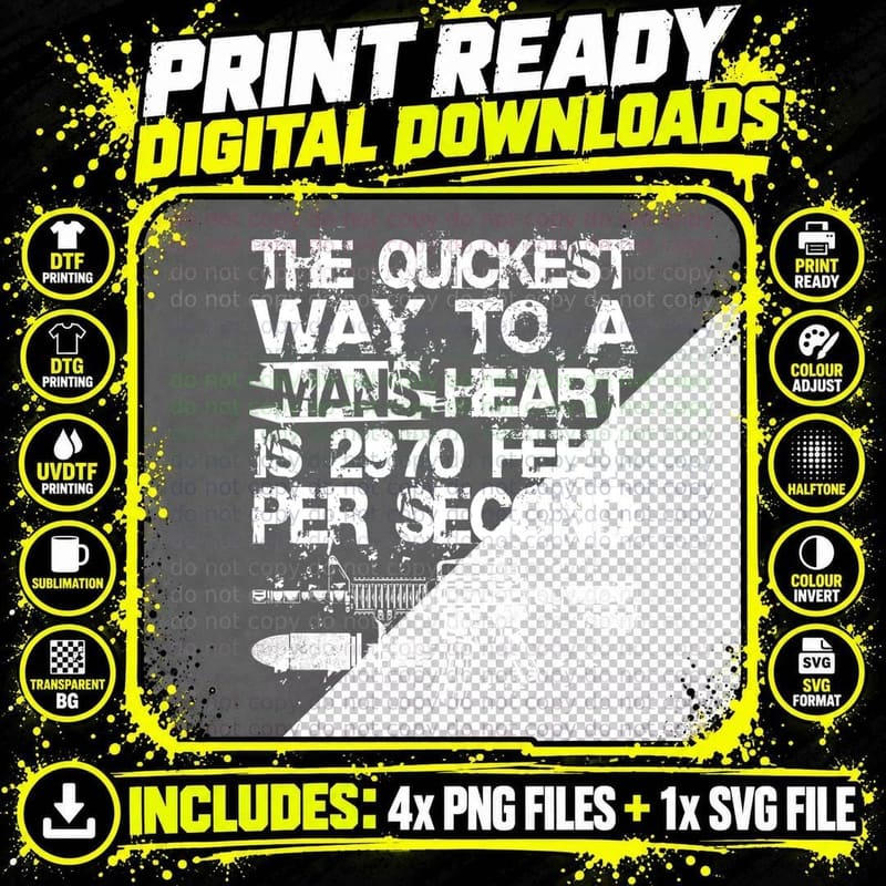 2970 Feet per Second T-Shirt, Rocket Science Print Png SVG Digital Bundle