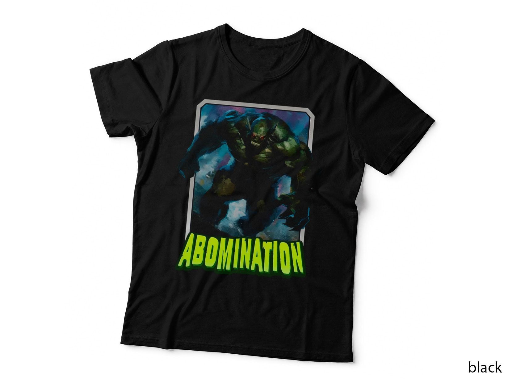 Abomination Teal Green Cosmic Mystical T-Shirt
