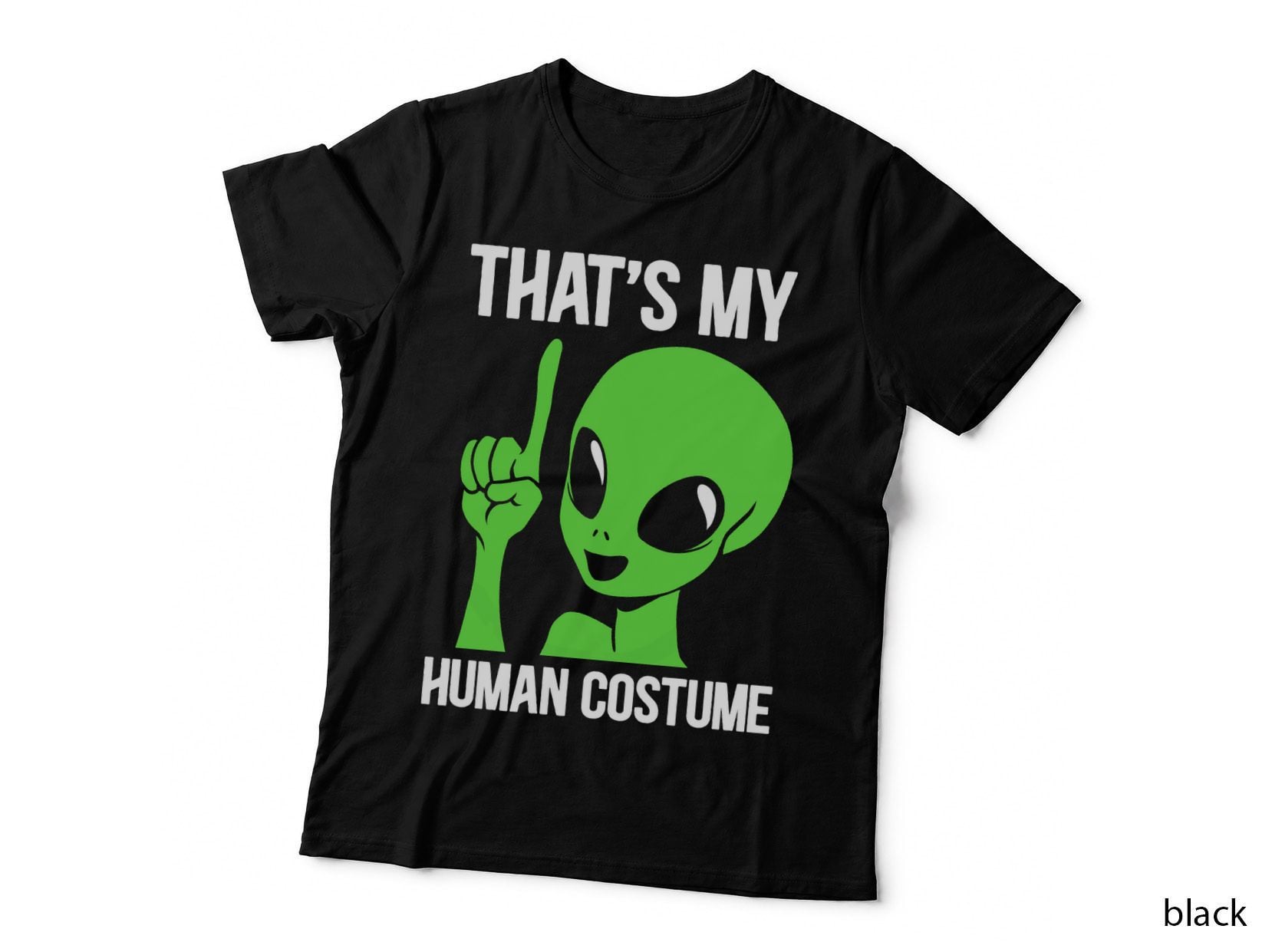 Alien Gray Human Costume by Tobe Fonseca T-Shirt