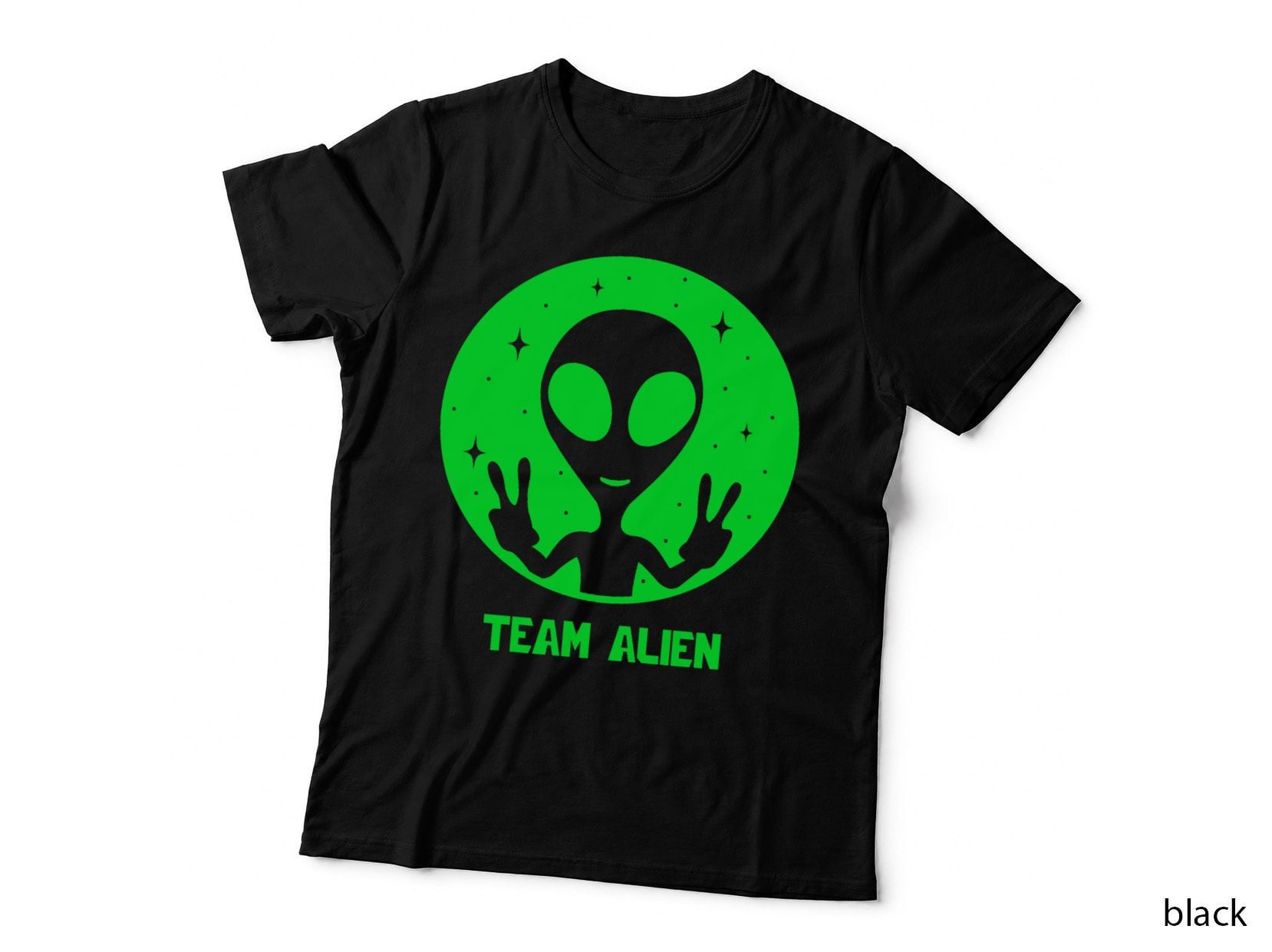 Alien Lover Men Women Kids UFO Abduction Team Alien, Space Exploration T-Shirt