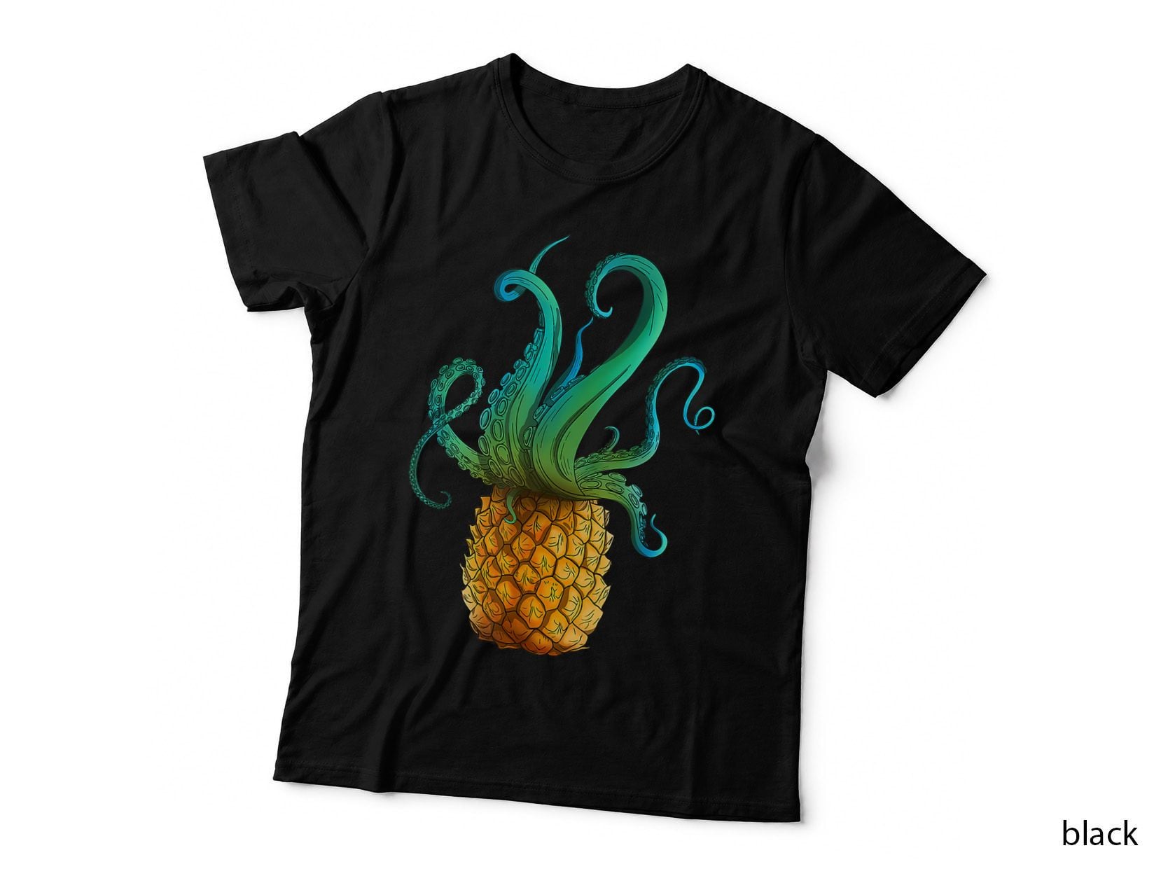 Alien Octopus Pineapple, Summer Outfits Beach Hawaii T-Shirt