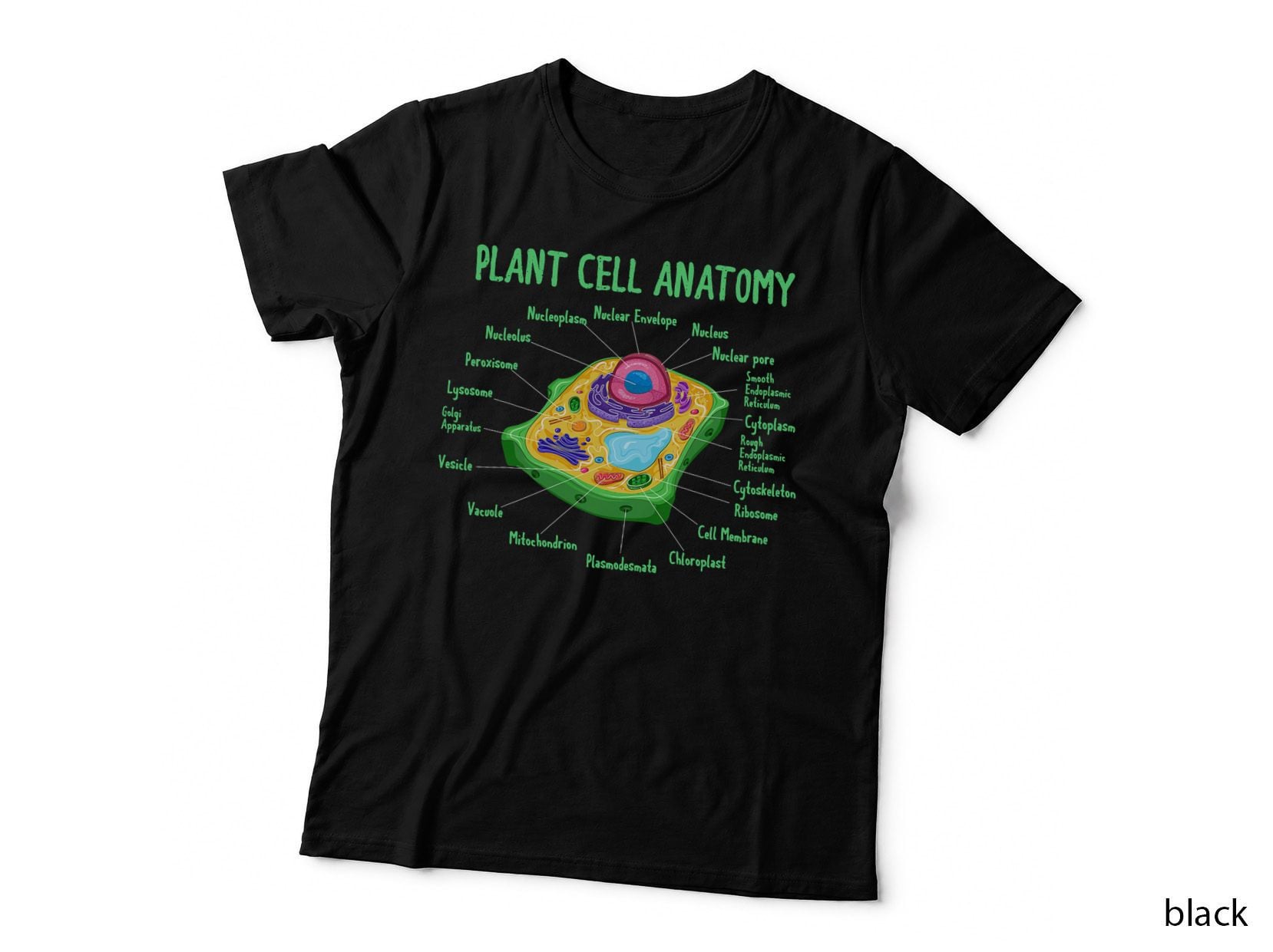 Anatomy of Plant Cell Biology T-Shirt, Science Education Style