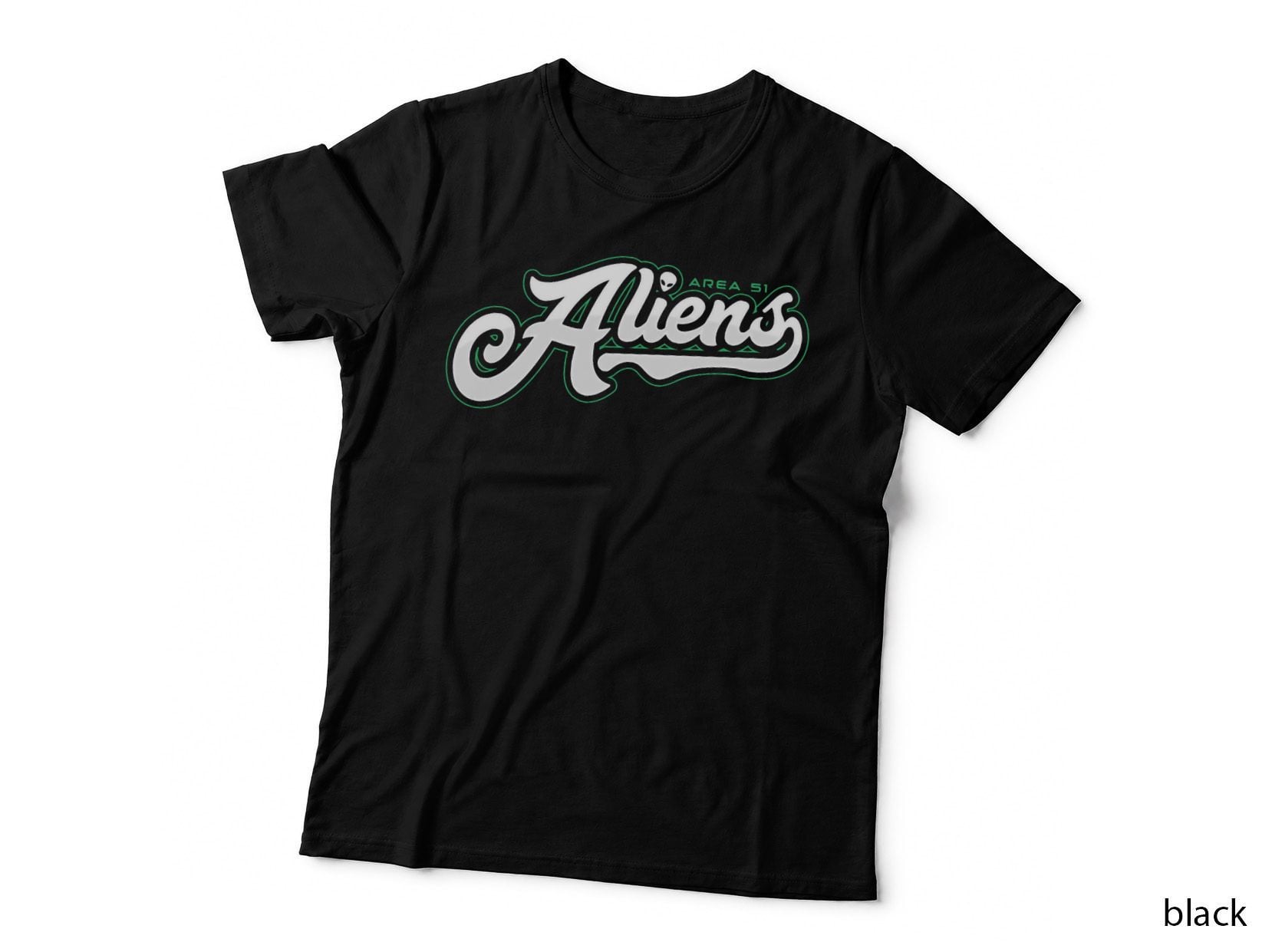 Area 51 Aliens - Sports Typography T-Shirt
