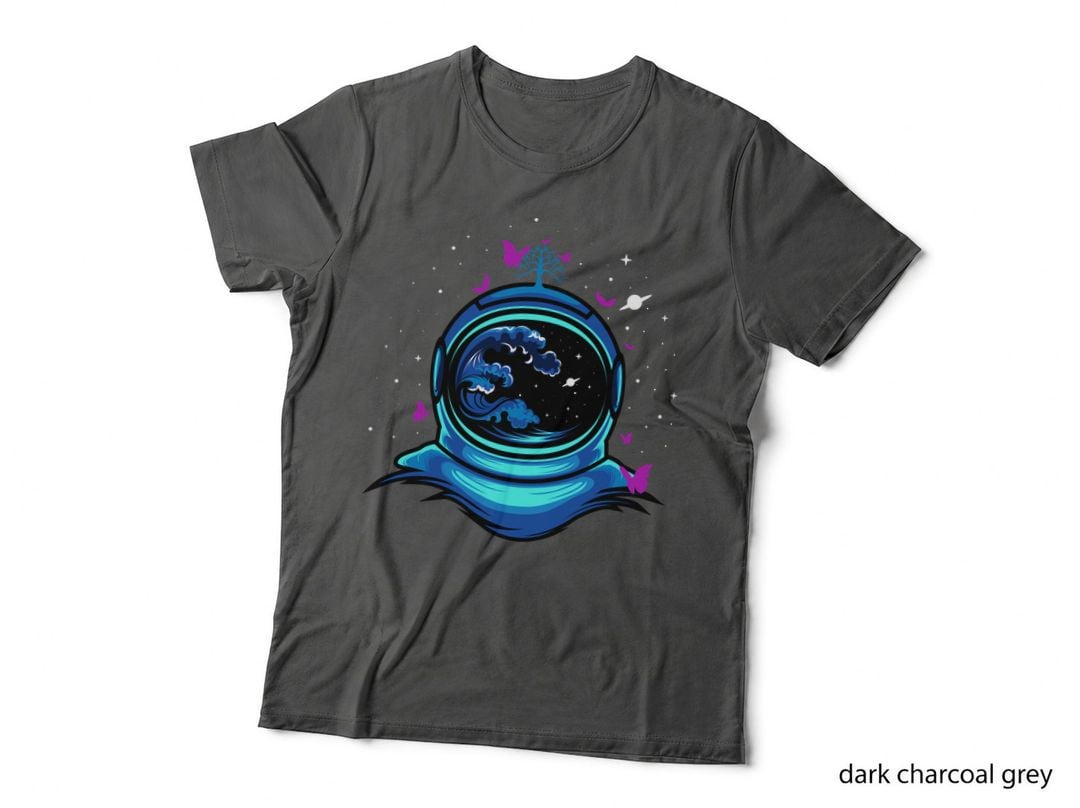 Astronaut Crystal Ball Space Colorful T-Shirt