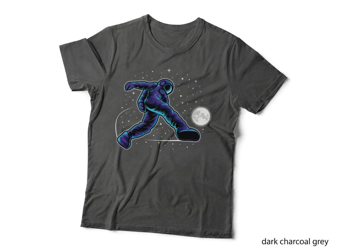 Astronaut Grappling Rope Moon Space T-Shirt