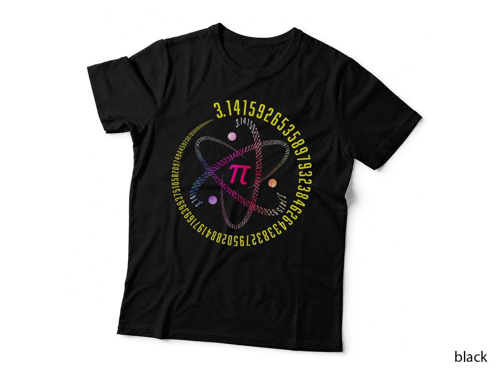 Atom Pi Math Science STEM Gifts 3 14 Pi Day T-Shirt