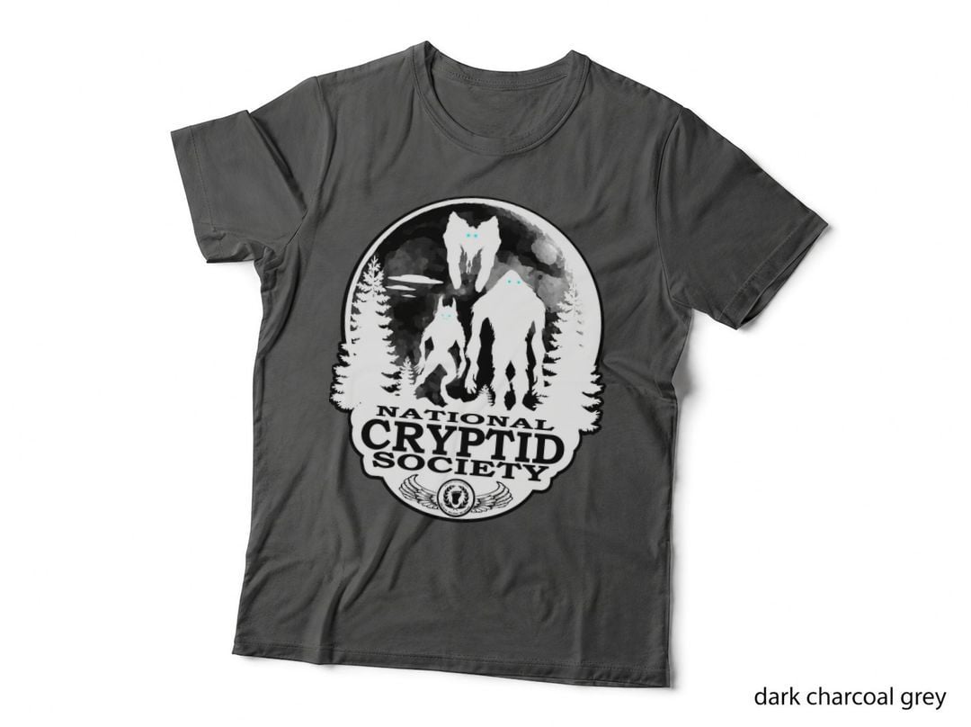 Bigfoot, Dogman, Mothman, Ufo's, National Cryptid Society T-Shirt