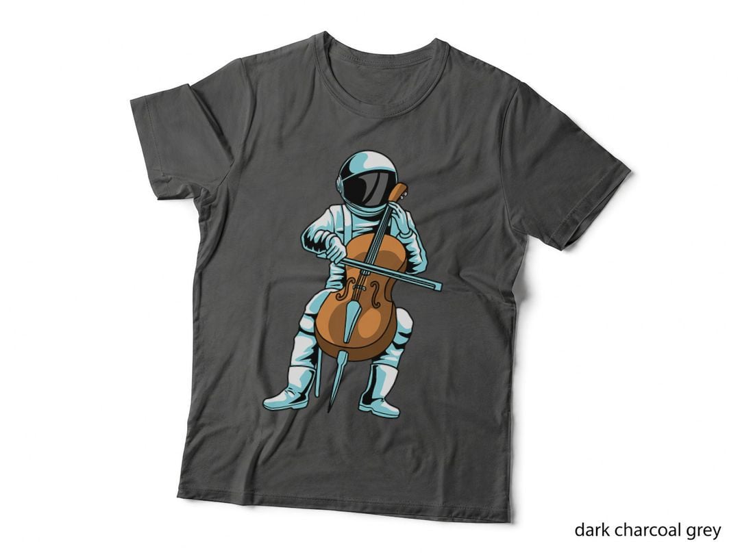 Cello Musician - Orchestra Classical Astronaut Music Cellist T-Shirt
