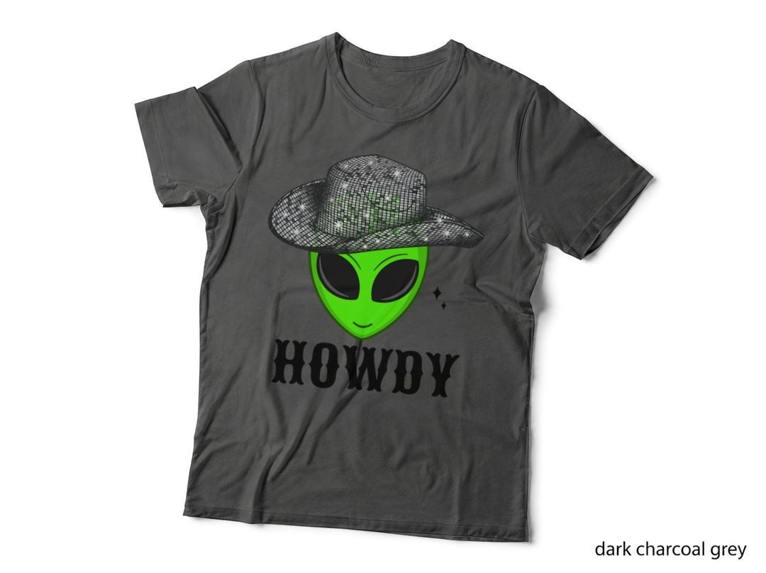 Cool Cowboy Hat Alien Space Western Dance Disco Howdy T-Shirt