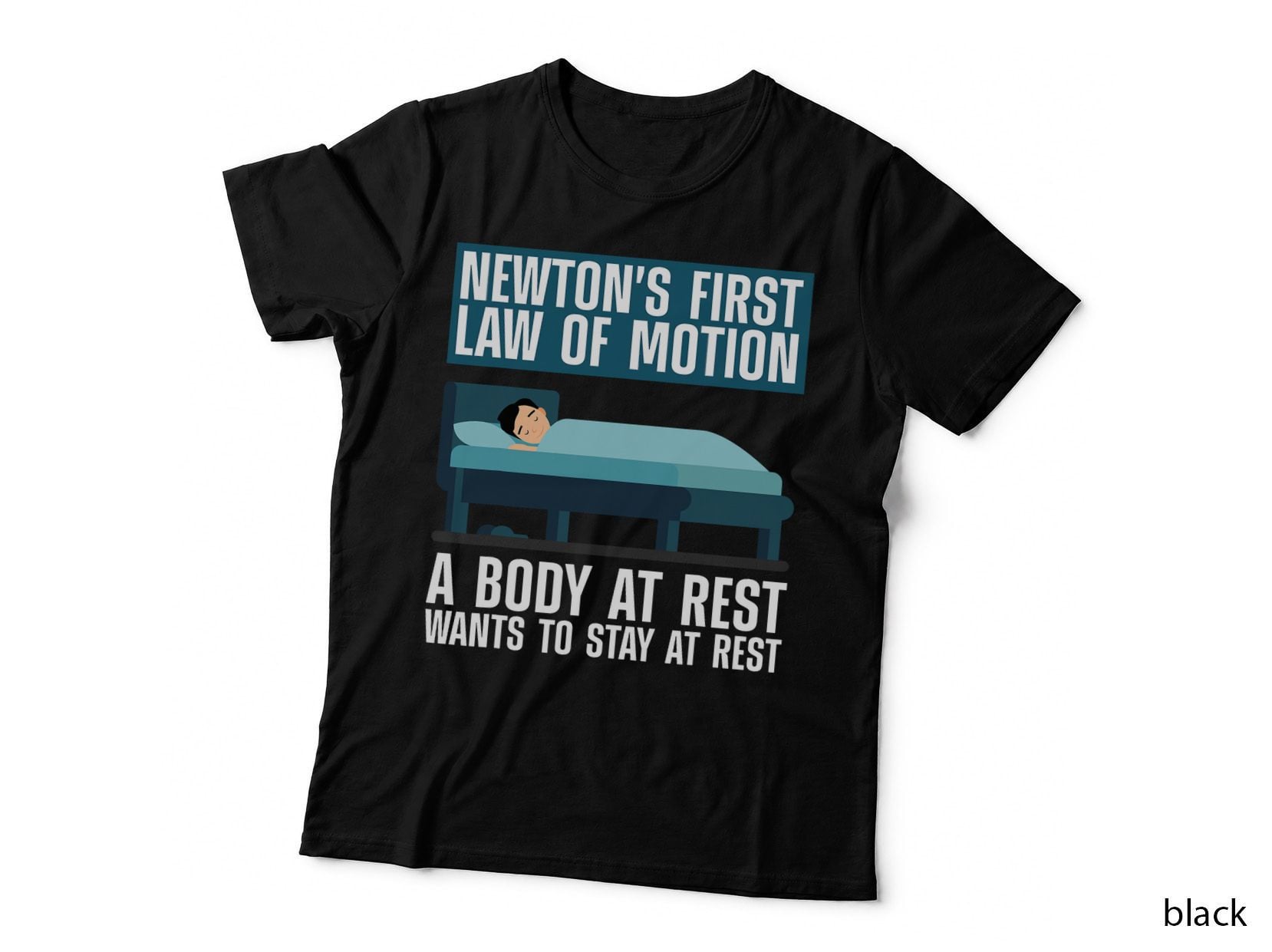 Cool Newton Law Art for Men Women Newton Law Physics Lover T-Shirt