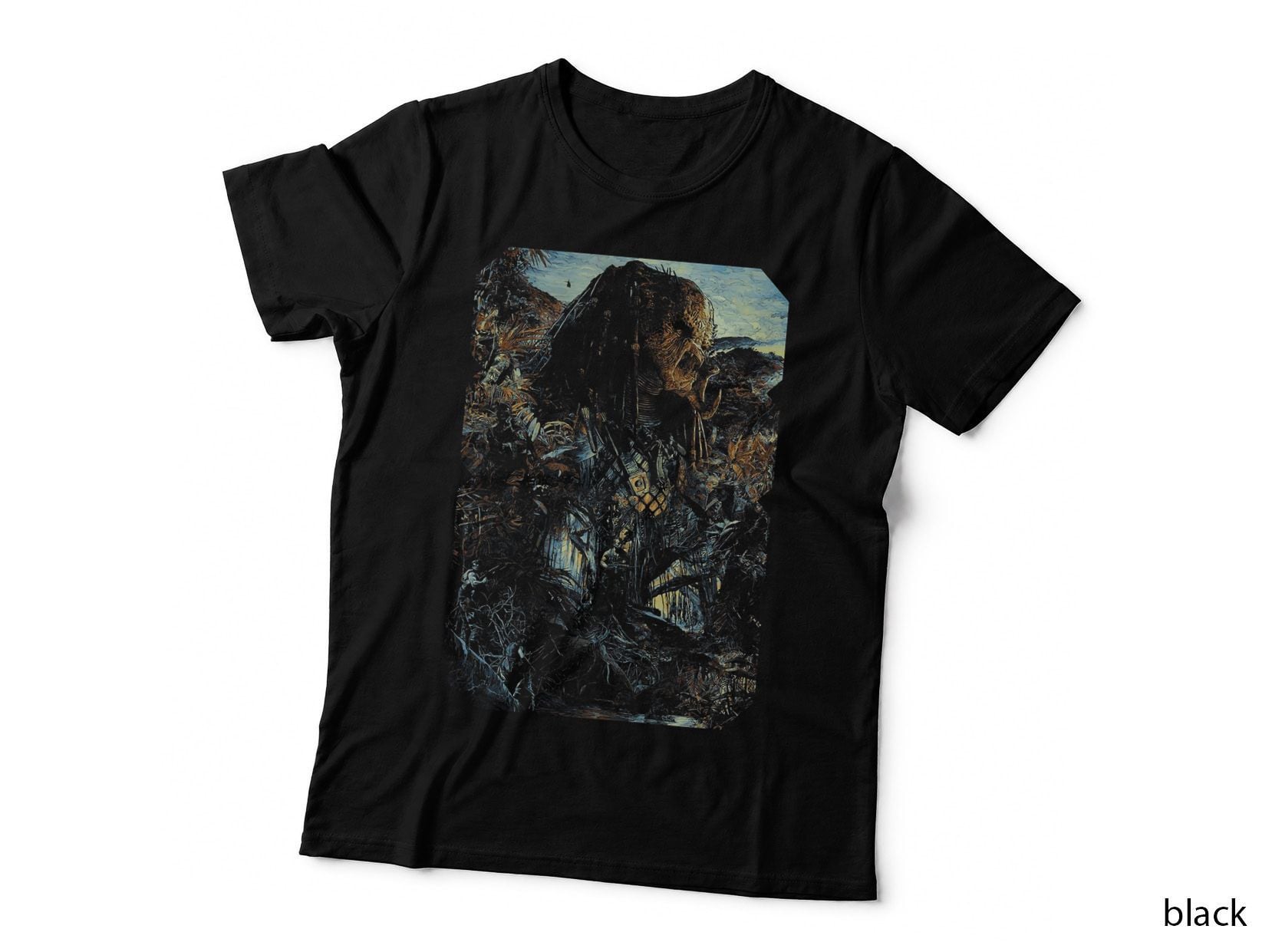 Creature Alien Figure Sci-Fi Earth Tones T-Shirt