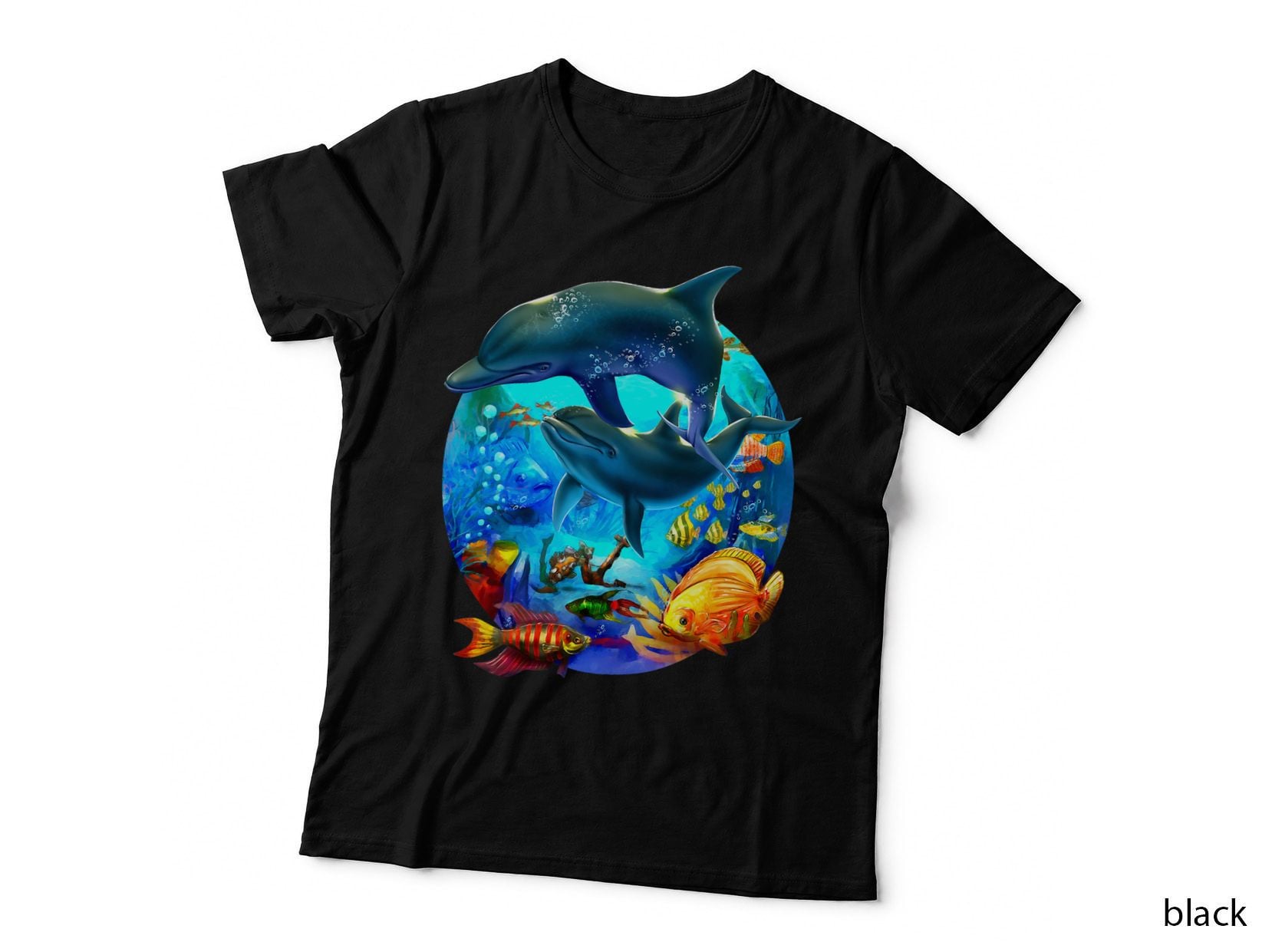 Dolphin Sea Life Save the Ocean Marine Biology Aquarium T-Shirt