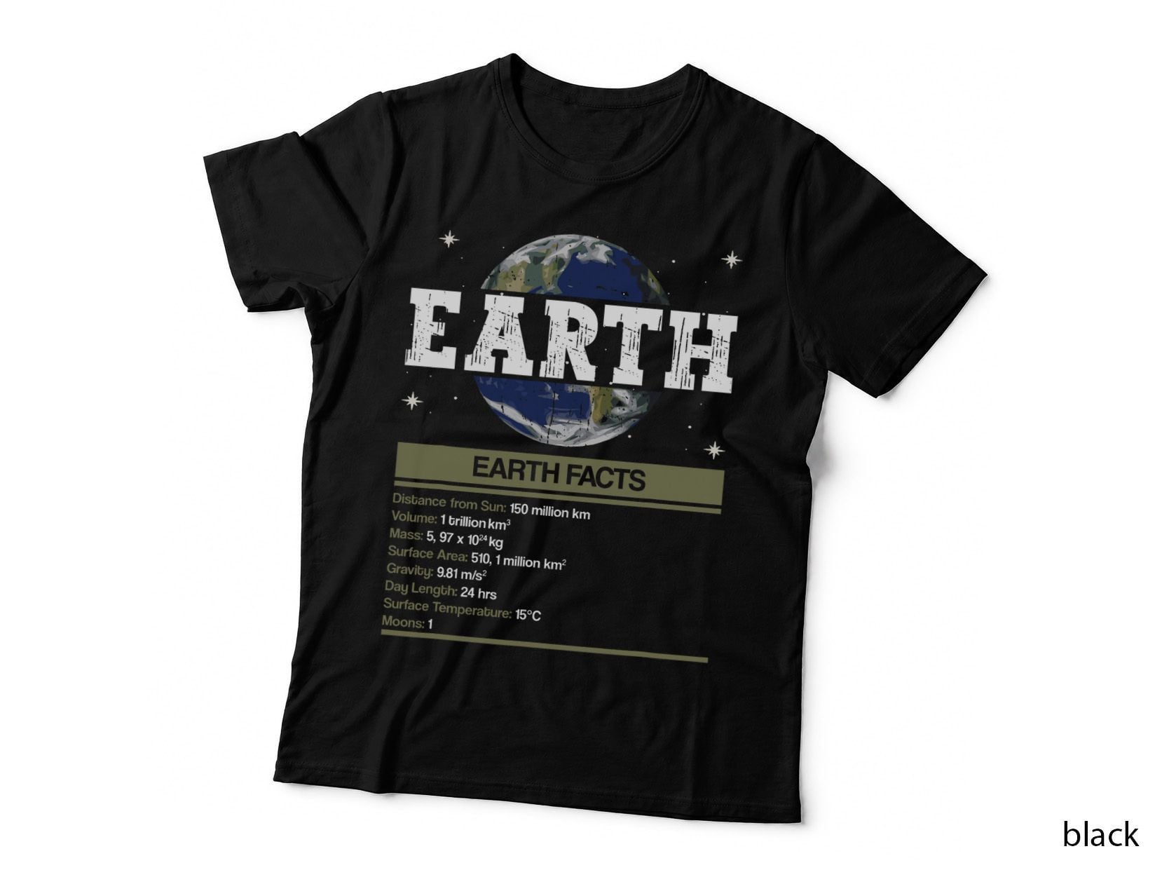 Earth Facts - Earth Planet Space Lover T-Shirt