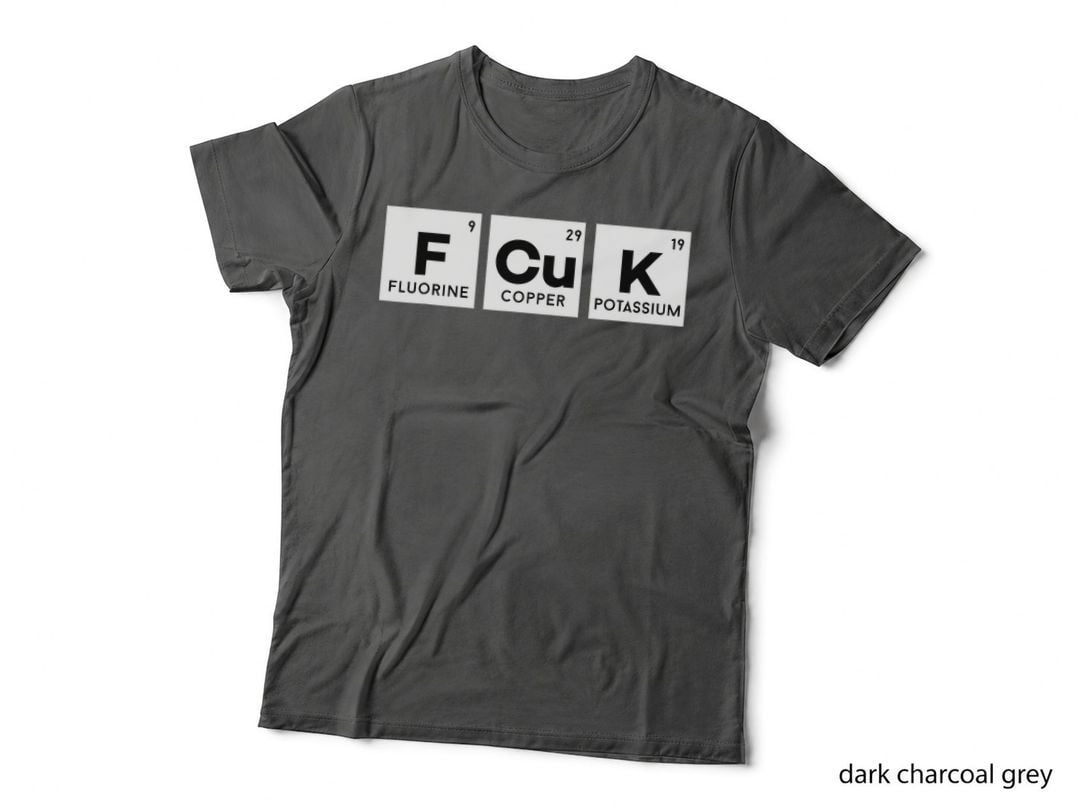 FCUK Chemistry Periodic Table Regular Fit T-Shirt