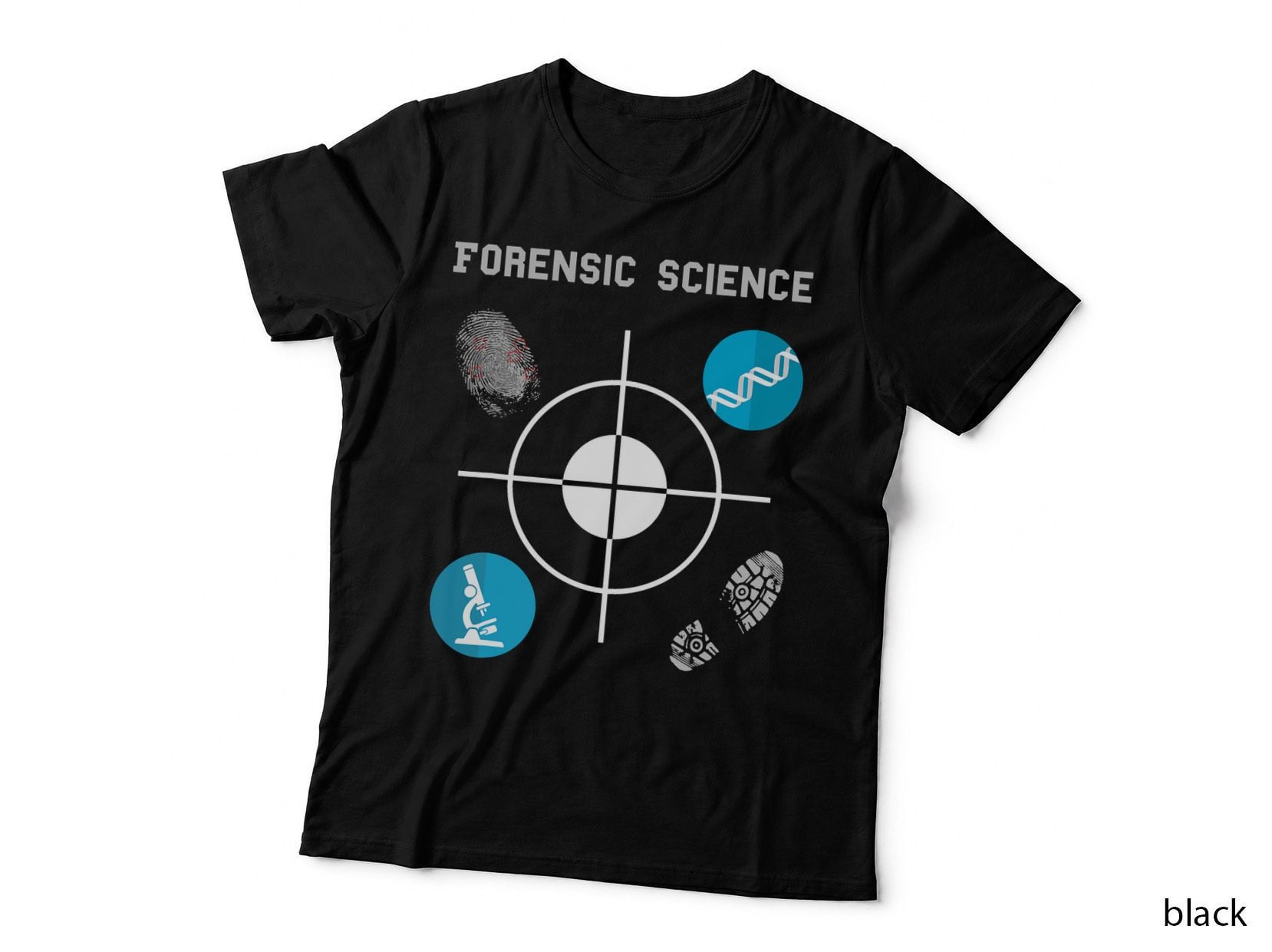 Forensic Science Crime Scene Evidence T-Shirt, Crime Scene Evidence