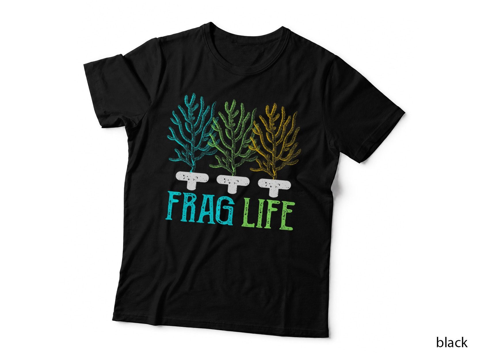 Frag Life Coral Reef Fish & Marine Biology, Swim Enthusiast Gift T-Shirt