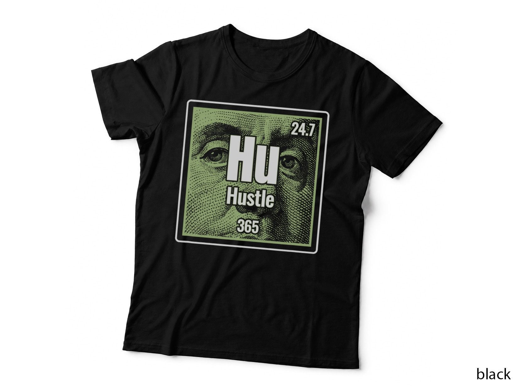 Hustle Periodic Table Element Entrepreneur Money T-Shirt