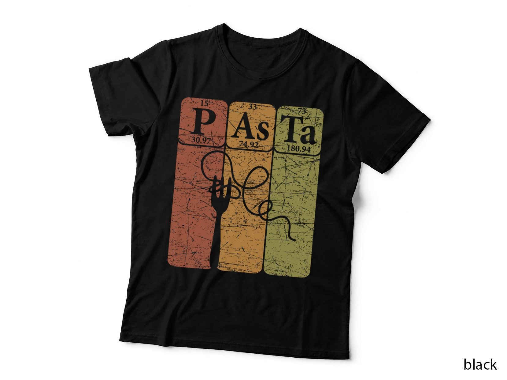 Italian Pasta Periodic Table Elements Italian Food Spaghetti T-Shirt