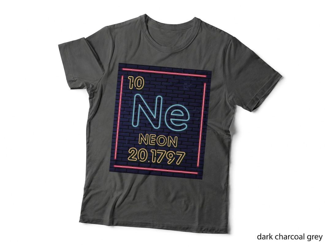 Neon Element Purple Periodic Table Chemistry Nerd Gift T-Shirt
